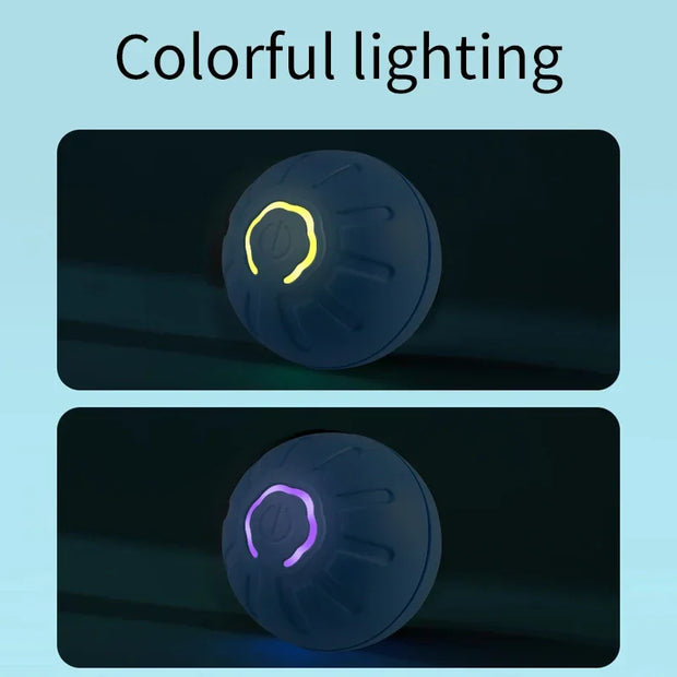 Smart Interactive Dog Toy Ball – USB Rechargeable Automatic Bouncing & Moving Ball for Puppies, Dogs & Cats - My Store Pet