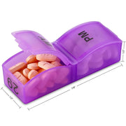 31-Days Pet Pill Organizer – Twice Daily Pill Box for Dogs & Cats with AM/PM Compartments - My Store Pet