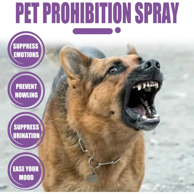 Pet Calming Spray – Natural Anxiety Relief for Dogs & Cats | Reduce Howling, Soothe Emotions, Manage Estrus Behavior - My Store Pet