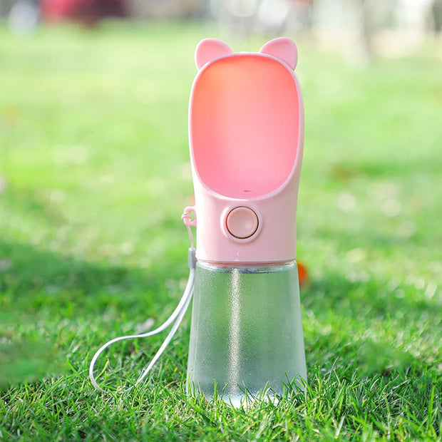 Portable Dog & Cat Water Bottle – 2-in-1 Travel Pet Feeder with Food Storage & Bowl for Outdoor Use - My Store Pet
