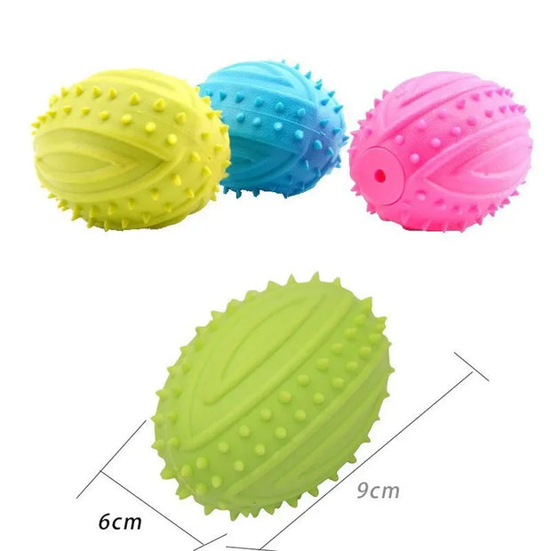 Rubber Pacifier Chew Toy for Small Dogs – Bite-Resistant Ring for Puppy Teething & Dental Cleaning - My Store Pet