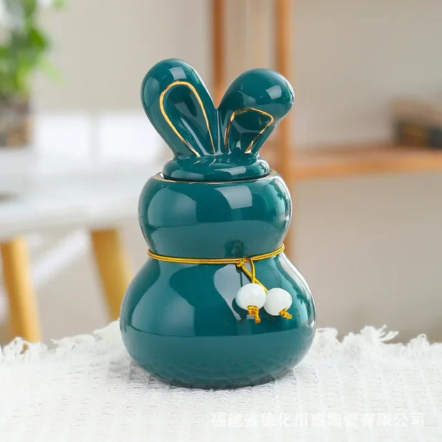 Mini Ceramic Pet Urn – Small Keepsake for Dog, Cat, Bunny Ashes & Memorial Tribute - My Store Pet