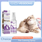 Pet Calming Spray – Natural Anxiety Relief for Dogs & Cats | Reduce Howling, Soothe Emotions, Manage Estrus Behavior - My Store Pet