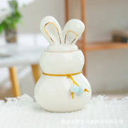 Mini Ceramic Pet Urn – Small Keepsake for Dog, Cat, Bunny Ashes & Memorial Tribute - My Store Pet