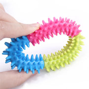 Durable Rubber Chew Toy for Small Dogs – Teeth Cleaning & Bite-Resistant Puppy Training Toy - My Store Pet