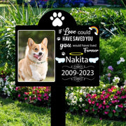 Personalized Pet Memorial Garden Stake – Custom Acrylic Dog or Cat Grave Marker Sign - My Store Pet