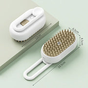 3-in-1 Pet Steam Grooming Brush – Electric Dog & Cat Hair Remover, Cleaning & Massage Comb with Retractable Handle - My Store Pet