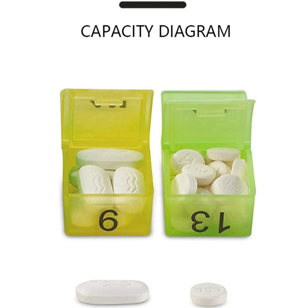 31-Days Pet Pill Organizer – Twice Daily Pill Box for Dogs & Cats with AM/PM Compartments - My Store Pet