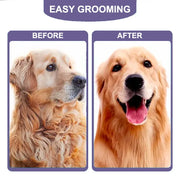 2-in-1 Pet Grooming Brush – De-Shedding & Hair Removal Comb for Dogs & Cats with Short Hair - My Store Pet