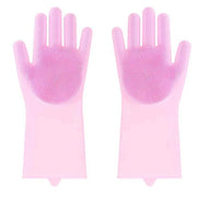 10PCS Silicone Cleaning Gloves with Convex Points – Multi-Purpose Pet & Kitchen Washing Gloves - My Store Pet