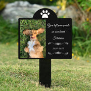 Personalized Pet Memorial Garden Stake – Custom Acrylic Dog or Cat Grave Marker Sign