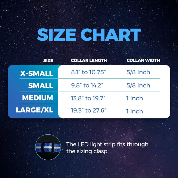 USB Rechargeable & Waterproof Light-Up Pet Collar for Night Safety - My Store Pet