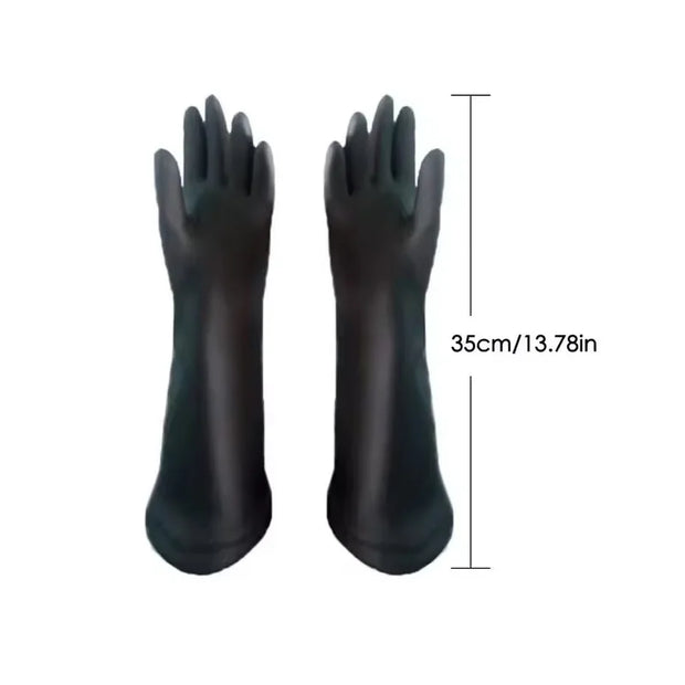 Double-Layer Leather Pet Gloves – Bite & Scratch Resistant Waterproof Animal Handling Protection - My Store Pet