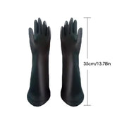 Double-Layer Leather Pet Gloves – Bite & Scratch Resistant Waterproof Animal Handling Protection - My Store Pet