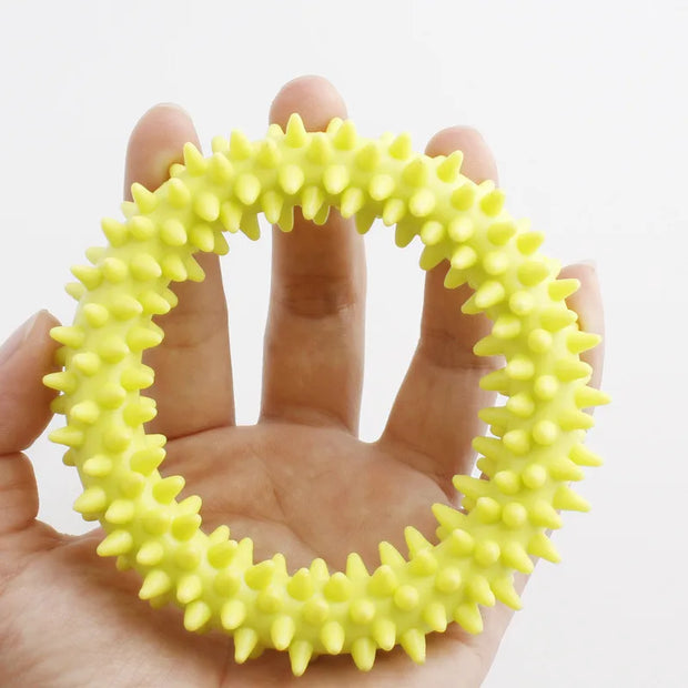 Durable Rubber Chew Toy for Small Dogs – Teeth Cleaning & Bite-Resistant Puppy Training Toy - My Store Pet