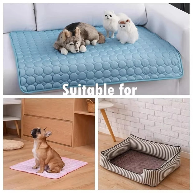 Dog Cooling Mat – Extra Large Ice Pad Blanket for Small & Big Dogs and Cats, Summer Pet Cooling Bed - My Store Pet