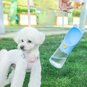 Portable Dog & Cat Water Bottle – 2-in-1 Travel Pet Feeder with Food Storage & Bowl for Outdoor Use - My Store Pet