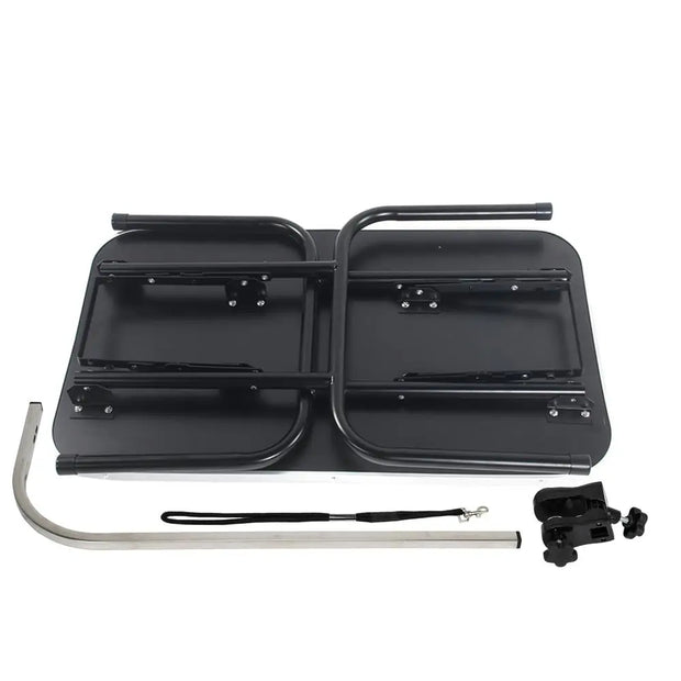 32-Inch Foldable Pet Grooming Table with Adjustable Arm – Portable Black Dog & Cat Grooming Station - My Store Pet