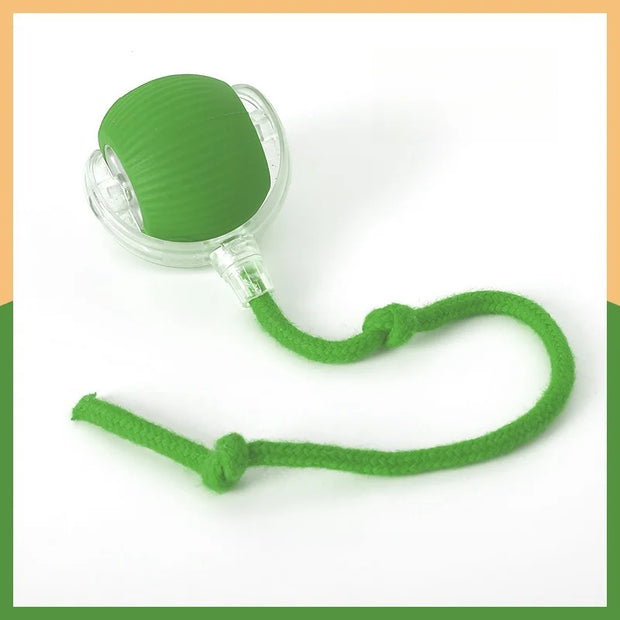 Automatic Rolling Dog Ball – Rechargeable Smart Interactive Toy for Dogs & Cats with Plush Mouse Cover - My Store Pet