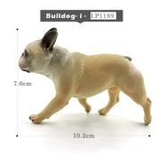 New Farm Lovely Dog Simulazione Bulldog figurine Modello animale Decorazioni per la casa fai da te in miniatura Accessori per la decorazione del giardino delle fate moderne - My Store Pet