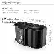 Collare antiabbaio per cani Prodotto per animali domestici Collare antiabbaio automatico Collare di controllo antiabbaio Elettrico Nessun shock Collana di addestramento per cuccioli di cane da compagnia - My Store Pet