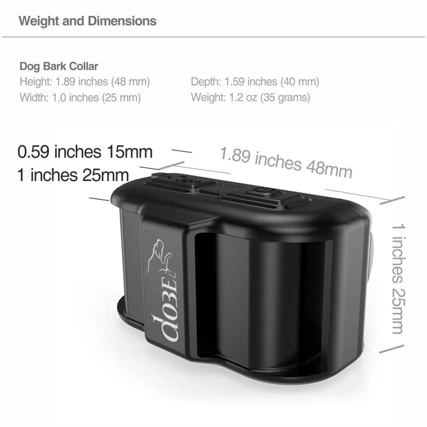 Collare antiabbaio per cani Prodotto per animali domestici Collare antiabbaio automatico Collare di controllo antiabbaio Elettrico Nessun shock Collana di addestramento per cuccioli di cane da compagnia - My Store Pet