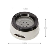 Ciotole per cani da compagnia Galleggianti Bocca non bagnante Ciotola per gatti Nessuna fuoriuscita Alimentatore per acqua potabile Accessori di supporto per ciotola per cani portatile in plastica - My Store Pet