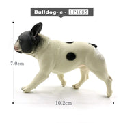 New Farm Lovely Dog Simulazione Bulldog figurine Modello animale Decorazioni per la casa fai da te in miniatura Accessori per la decorazione del giardino delle fate moderne - My Store Pet