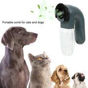 Ventosa elettrica per peli di animali domestici aspirapolvere portatile spazzola per la rimozione dei peli di pelliccia pettine per cani e gatti dispositivo di aspirazione per toelettatura accessori per animali domestici - My Store Pet