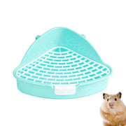 Triangolo Animale Domestico Gatto Ratto Coniglio Pipì Vasino Trainer Vassoio per lettiera Angolo WC per piccolo animale domestico Guinea Pig Toilette Lettiera - My Store Pet