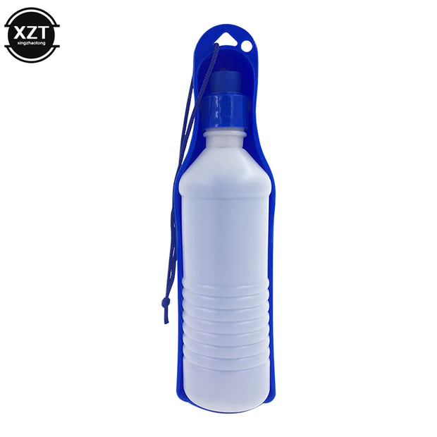 Bottiglia d'acqua per cani da compagnia in plastica portatile da viaggio all'aperto ciotola per l'alimentazione dell'acqua potabile pieghevole bollitore automatico per l'alimentazione dell'acqua - My Store Pet