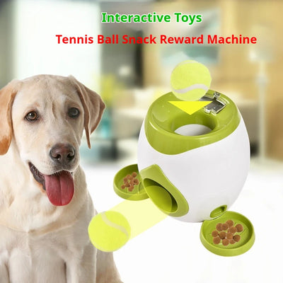 Giocattoli per cani da compagnia, Usb elettronico Dog Tennis, Food Reward Machine, Addestramento interattivo per cani, Dispositivo intelligente di perdita automatica degli alimenti - My Store Pet