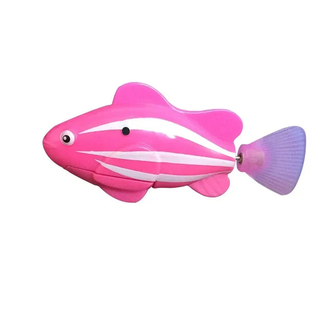 Giocattolo per gatti LED Induttivo Interattivo Nuoto Robot Pesce Giocattoli Incandescente Pesci elettrici Stimolare la caccia del gattino Instinct Prodotti per animali domestici - My Store Pet