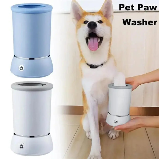 Pet Feet Washer electric Pet Paw Cleaner Automatic Pet Foot Cleaning Cup Portable Quick Low Noise Dog Cat Paw Cleaner - My Store Pet