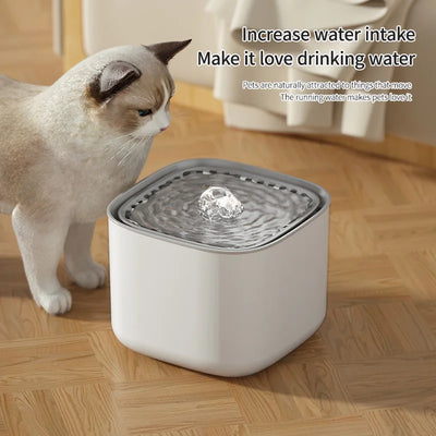3L Fontana per gatti Filtro di ricircolo automatico Grande capacità Filtring Abbeveratoio per gatti USB Elettrico Muto Gatti Distributore di acqua - My Store Pet