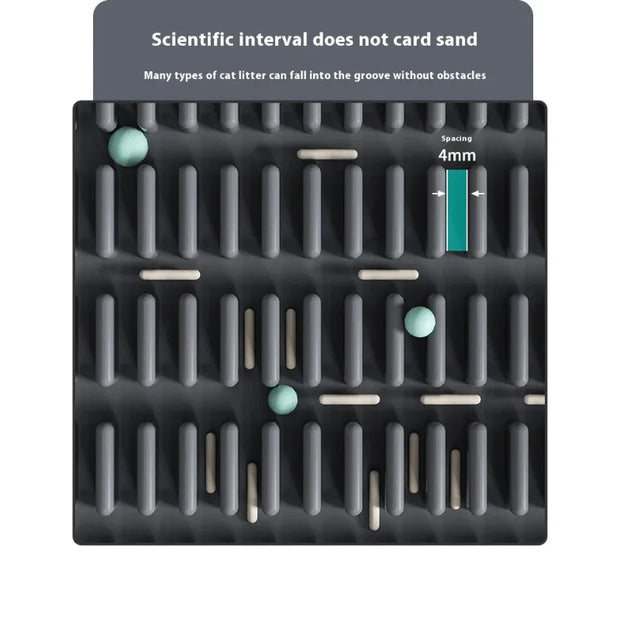 Pedale per lettiera per gatti Tappetino per gatti Tappetino per animali domestici Pedale laterale alto Adatto per grandi dimensioni - My Store Pet