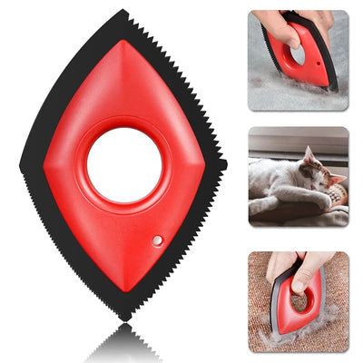 4 modalità Pet Hair Remover Pettine Spazzola Cane Gatto Hair Detailer Strumento di pulizia Tappeto Divano Panno Seggiolino auto Pettini riutilizzabili in gomma - My Store Pet