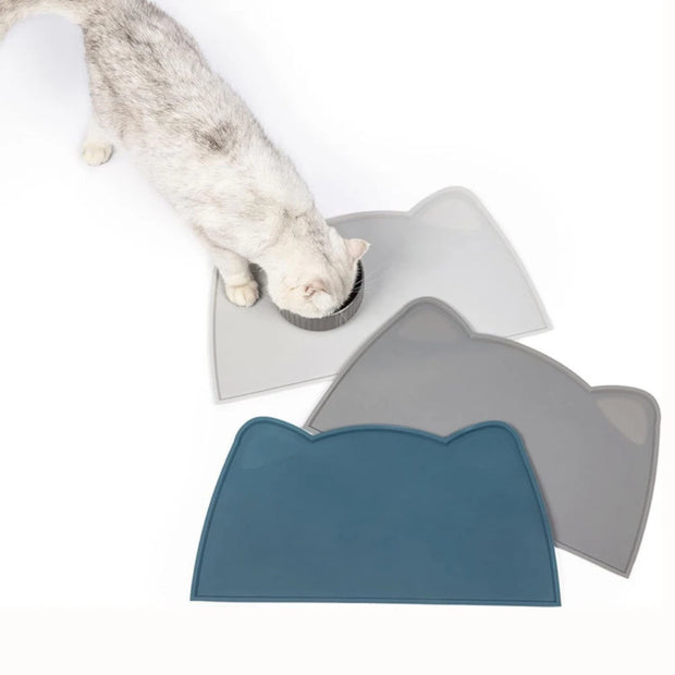 Tappetino per alimenti in silicone per animali domestici Tappetino per alimentazione antiscivolo impermeabile isolato portatile Tappetino per ciotola per alimentatore lento Cuscino per gatti e cani Forniture per animali domes - My Store Pet