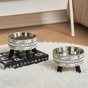 Ciotole alte per animali domestici in acciaio inossidabile, design rimovibile, per gatti, cuccioli, cani di piccola taglia - My Store Pet