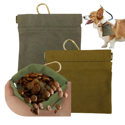 Borsa per snack per addestramento del cane Borsa per alimenti per cani da viaggio all'aperto Contenitore per dolcetti Borsa per dispenser di alimenti portatile Accessori durevoli per animali domestici - My Store Pet