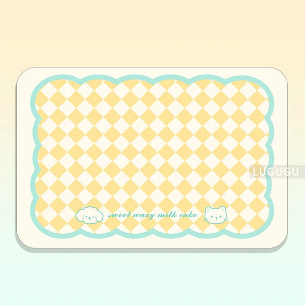 VIKAMA Tovagliette per animali domestici carini Gatti e cani Tappetini per animali domestici semplici assorbenti universali antiscivolo senza lavaggio Forniture per animali domestici - My Store Pet