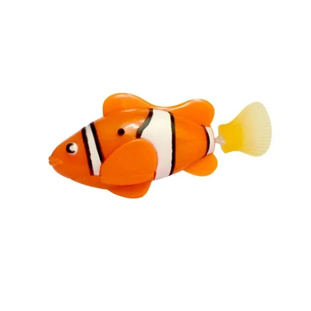 Giocattolo per gatti LED Induttivo Interattivo Nuoto Robot Pesce Giocattoli Incandescente Pesci elettrici Stimolare la caccia del gattino Instinct Prodotti per animali domestici - My Store Pet