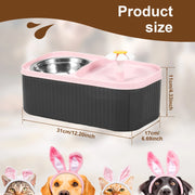 Fontana per animali domestici da 3 litri Fontana automatica per cibo per gatti Filtro Dispenser per bere animali domestici USB Muto elettrico per fontana con filtro intelligente per cani gatto - My Store Pet