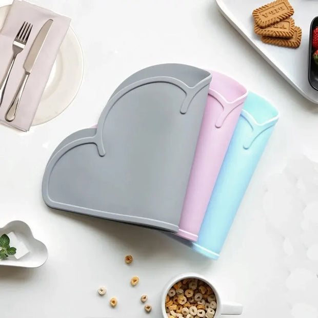 Tappetino per l'alimentazione degli animali domestici per cani e gatti con tovagliette in silicone antiscivolo, impermeabili, facili da pulire - My Store Pet