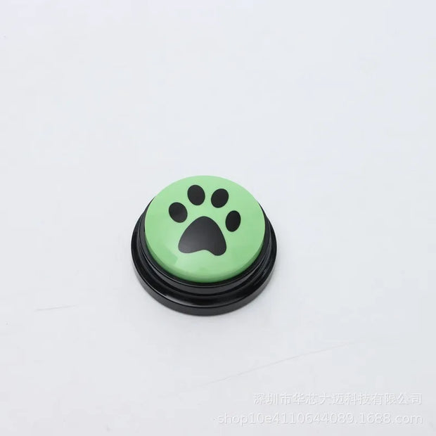 Pulsante di comunicazione per animali domestici Scatola audio per cani Addestramento Giocattoli parlanti Batteria a lunga durata Registrazione Altoparlante Spremere Dare voce - My Store Pet