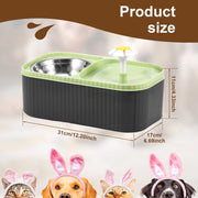 Fontana per animali domestici da 3 litri Fontana automatica per cibo per gatti Filtro Dispenser per bere animali domestici USB Muto elettrico per fontana con filtro intelligente per cani gatto - My Store Pet