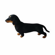 Simulazione bassotto modello animale piccolo ornamento giocattolo cucciolo di cane realistico farcito cane da compagnia fatto a mano - My Store Pet