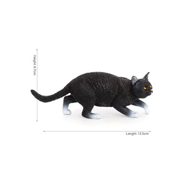 Modello simulato di gatto mucca Simpatico gattino per animali domestici Ornamento da tavolo Decorazione per gatti domestici - My Store Pet