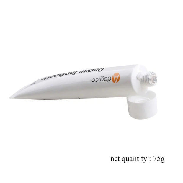 Set spazzolino da denti per animali domestici Forniture per animali Dentifricio per cani Spazzolino da denti Set per l'igiene orale per cani e gatti Sapore di manzo alla vaniglia Pulizia dei denti per animali domestici - My Store Pet