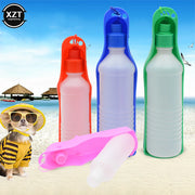 Bottiglia d'acqua per cani da compagnia in plastica portatile da viaggio all'aperto ciotola per l'alimentazione dell'acqua potabile pieghevole bollitore automatico per l'alimentazione dell'acqua - My Store Pet